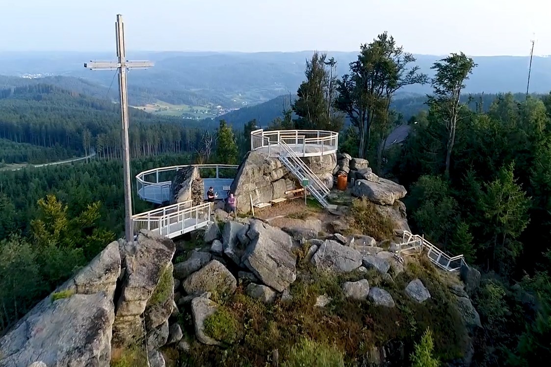 Ausflugsziel: Nebelstein, 1017 m hoch, Gipfel - Nebelstein 