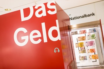 Ausflugsziel: "MuseumsWand" mit diversen Hands-On-Stationen - Geldmuseum der Oesterreichischen Nationalbank