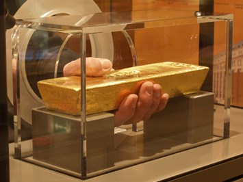Geldmuseum der Oesterreichischen Nationalbank Highlights beim Ausflugsziel Goldbarren