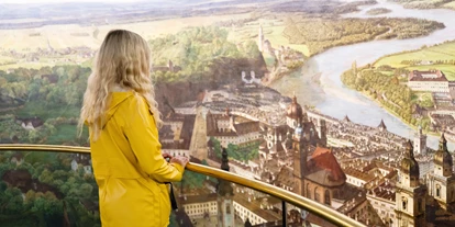 Voyage avec des enfants - PLZ 5425 (Österreich) - Das Sattler-Panorama im Panorama Museum. 
© Salzburg Museum/Bianca Würger - Panorama Museum