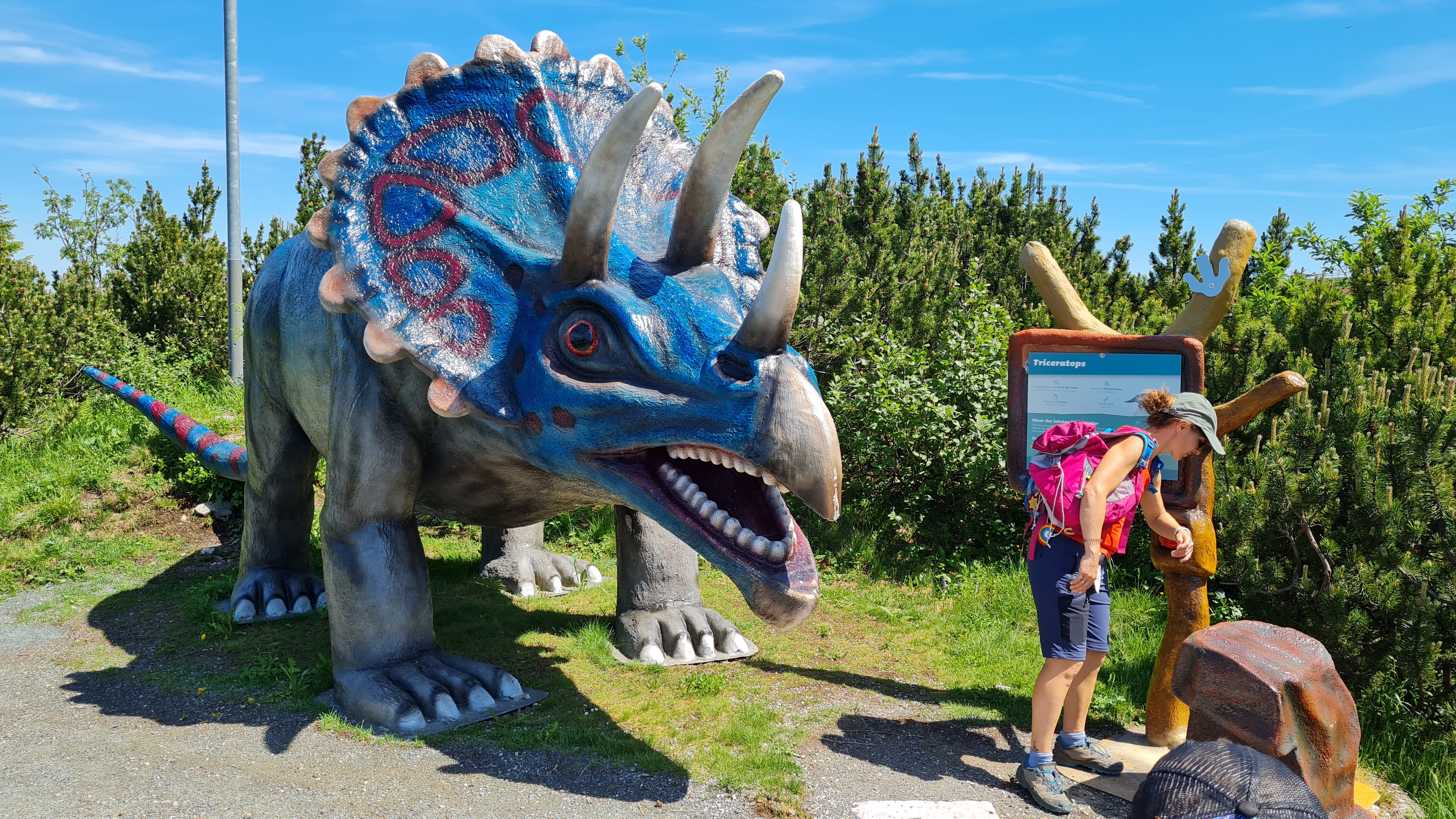 Ausflugsziel: Triassic Park  Steinplatte Waidring