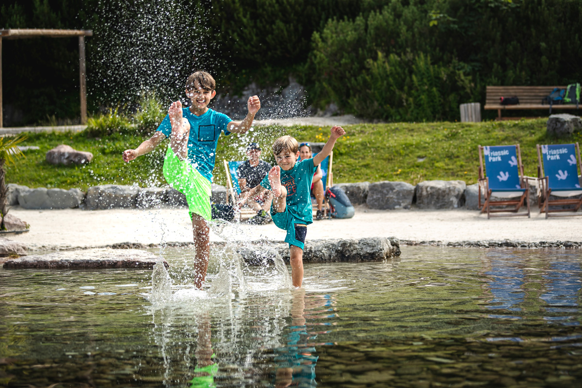 Ausflugsziel: Triassic Park  Steinplatte Waidring