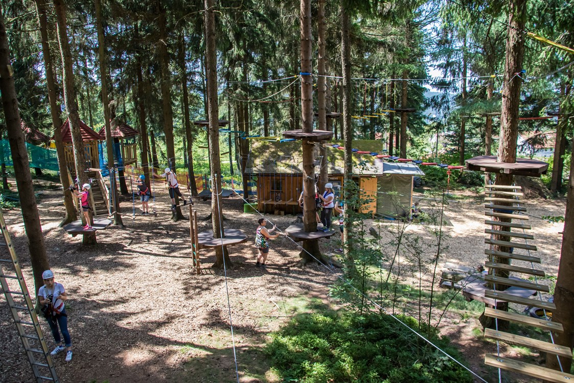 Ausflugsziel: Hochseilgarten Kirchschlag Ralf & Walter / Kletterpark