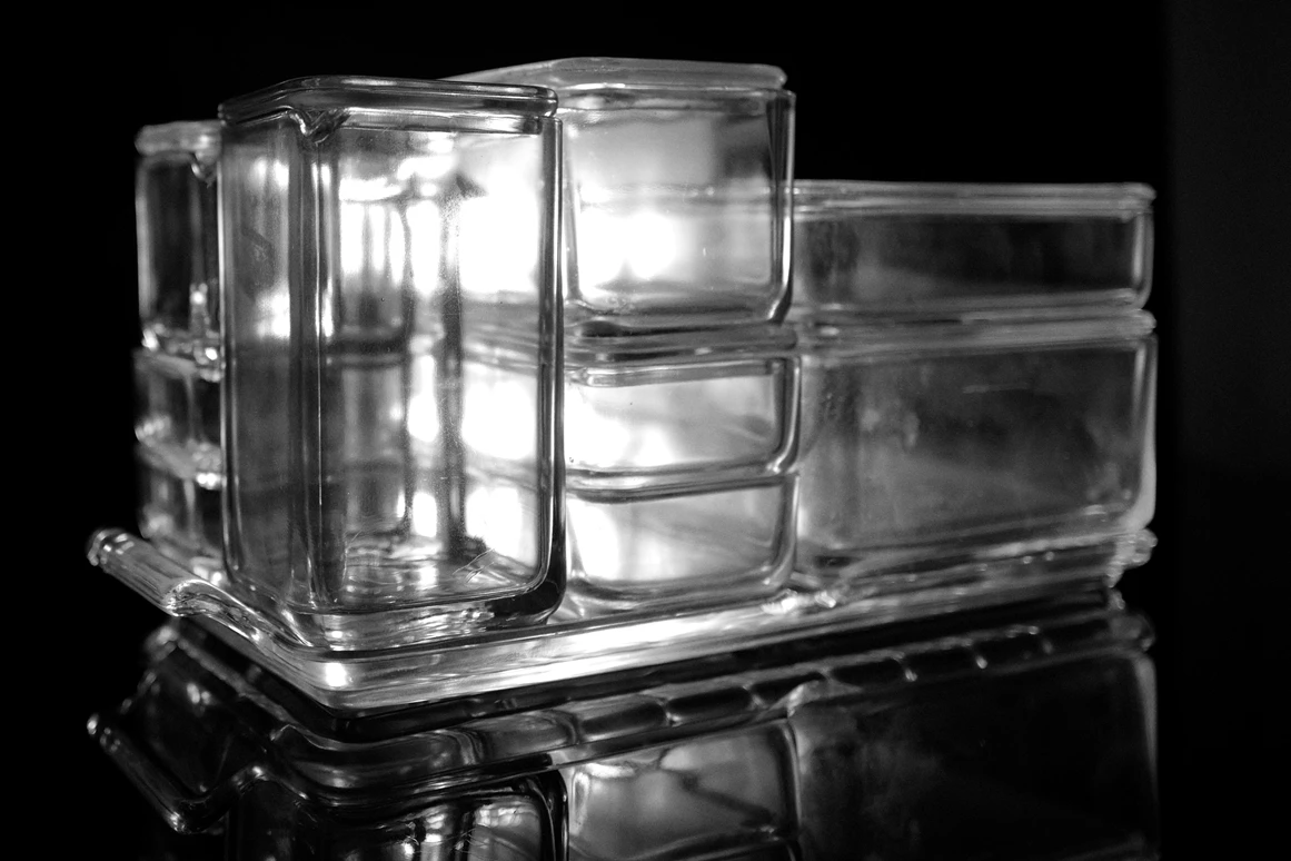 Ausflugsziel: Vorratsgeschirr "Kubus" 1937/38
 - Glasmuseum Weißwasser - Oberlausitz - Sachsen