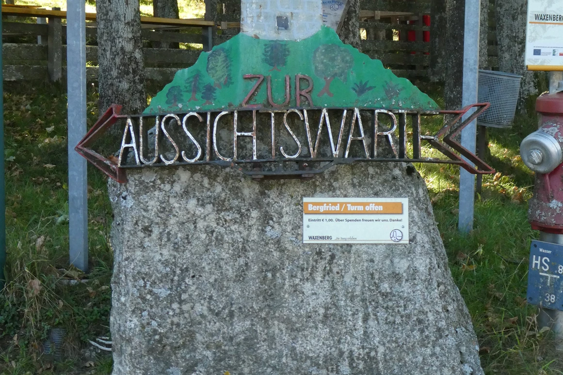 Ausflugsziel: Burgruine Waxenberg