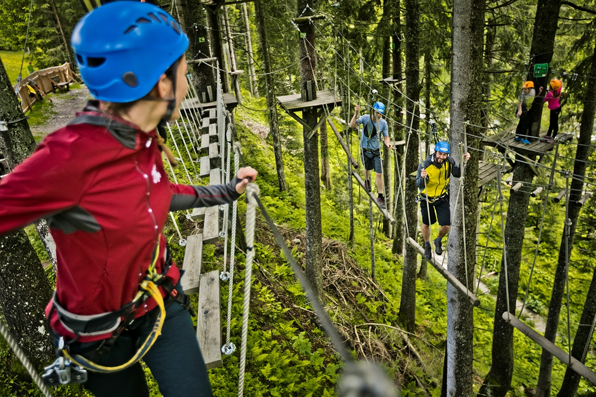 Ausflugsziel: Grösster Hochseilpark Europas