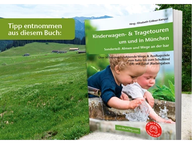 Ausflugsziel: Die Wanderung ist diesem Buch entnommen. Hier findest du weitere hilfreiche Details und Tipps für Familienwanderungen. - Mühlenrundweg bei Markt Schwaben