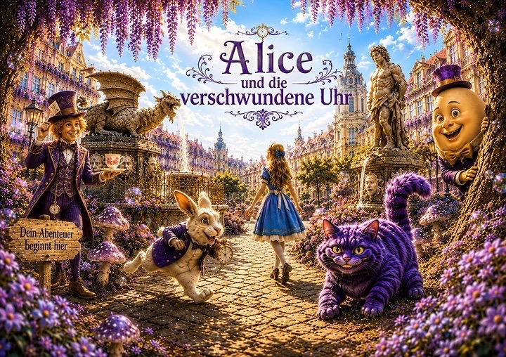 Ausflug mit Kindern - Österreich - Outdoor Escape - Alice und die verschwundene Uhr  - Klagenfurt Edition
