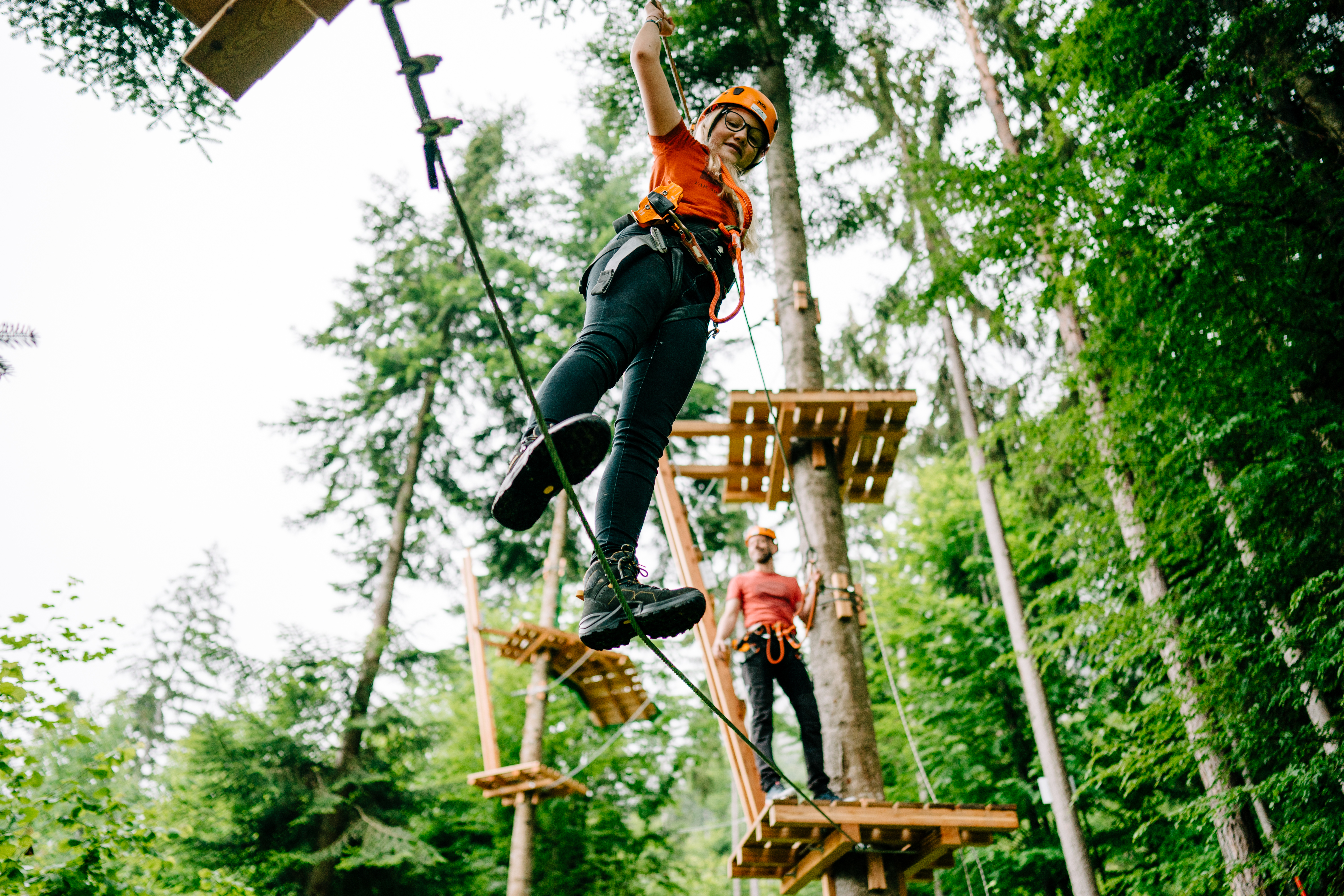 Ausflug mit Kindern - Freizeitpark: Erlebnispark - Kärnten - Fyling Fox Park am Wildensteiner Wasserfall