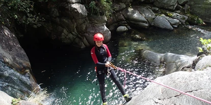Voyage avec des enfants - Ruvigliana - Canyoning Tessin Boggera