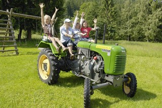 Ausflugsziel: Oldtimer Traktoren-Ausfahrten - Trattlers Ponyfarm 