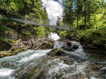 National Geographic Themenweg Wilde Wasser Highlights beim Ausflugsziel Alpinsteig durch die Höll