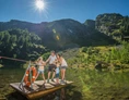 Ausflugsziel: Floss beim Untersee - Reiteralm Bergbahnen -  Sommer-Seilbahn Preunegg Jet
