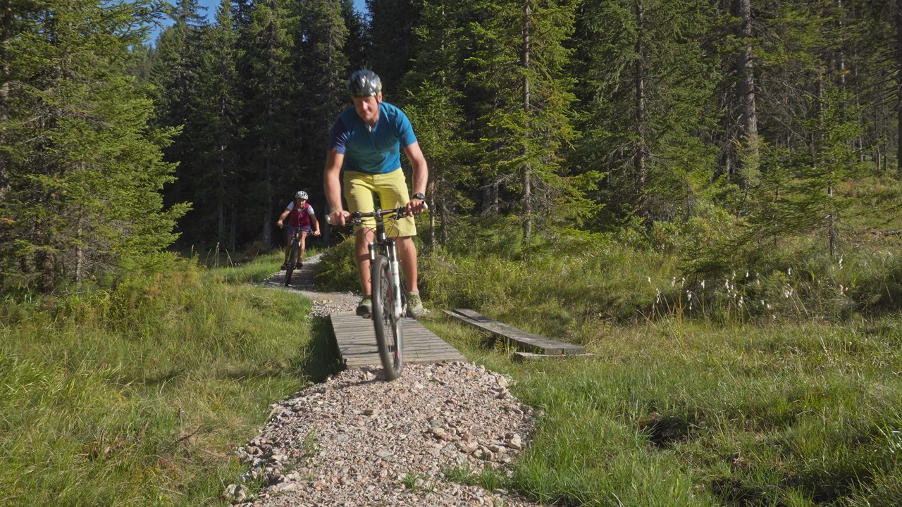 Reiteralm Bergbahnen -  Sommer-Seilbahn Preunegg Jet Highlights beim Ausflugsziel Mountainbiken auf den "Reiteralm Trails"