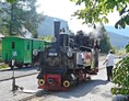 Ausflugsziel: Dampflokomotive 298.56 "Mariapfarr" beim Rangieren im Bahnhof Mauterndorf - Taurachbahn