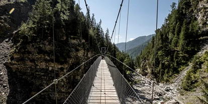 Viaggio con bambini - Davos Glaris - Hängebrücke Val Sinestra - Hängebrückenweg Val Sinestra – Zuort – Griosch – Vnà