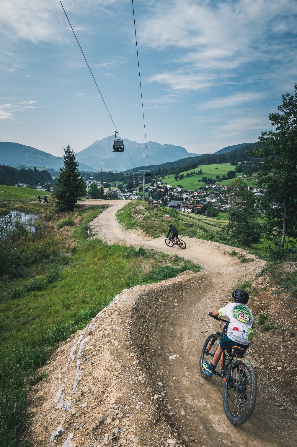 Trip with children - Witterung: Wechselhaft - Oberalm - MTB-Flowtrail "FLOW ONE" in Maria Alm