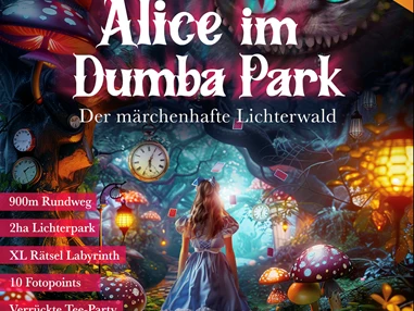 Ausflugsziel: ALICE im Dumbapark  – Der märchenhafte Lichterwald