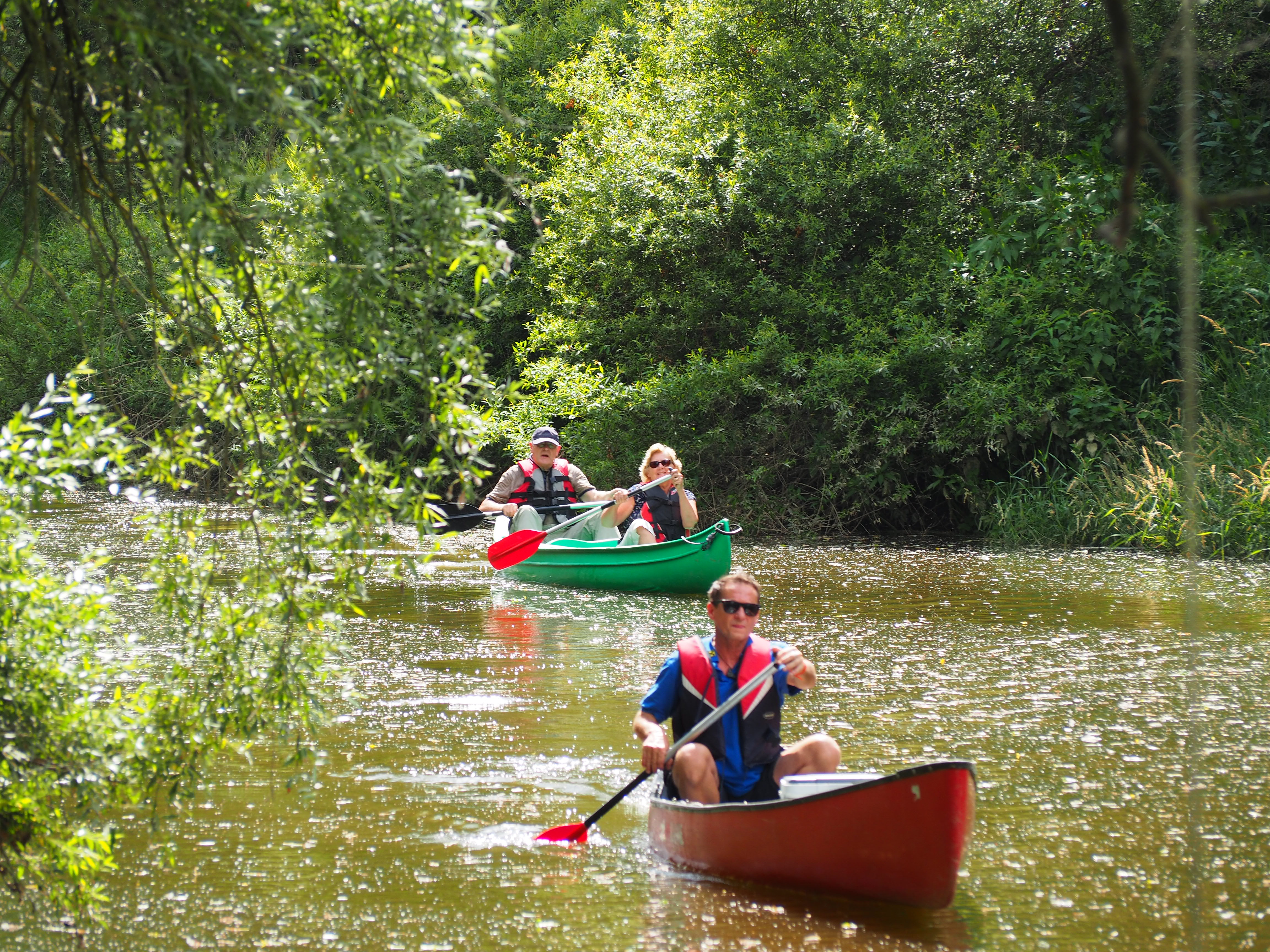 Reis met kinderen - Südburgenland - Kanufahrt auf der Raab