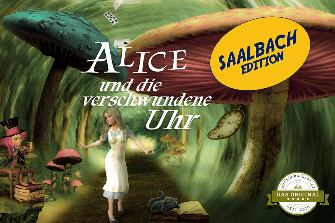 Ausflugsziel: Outdoor Escape - Alice und die verschwundene Uhr  - Saalbach Edition