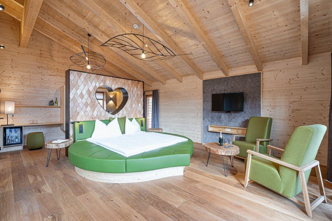 Ausflugsziel: Baumhotel Waldromantik Zimmeransicht - Baumhotel Kopfing 