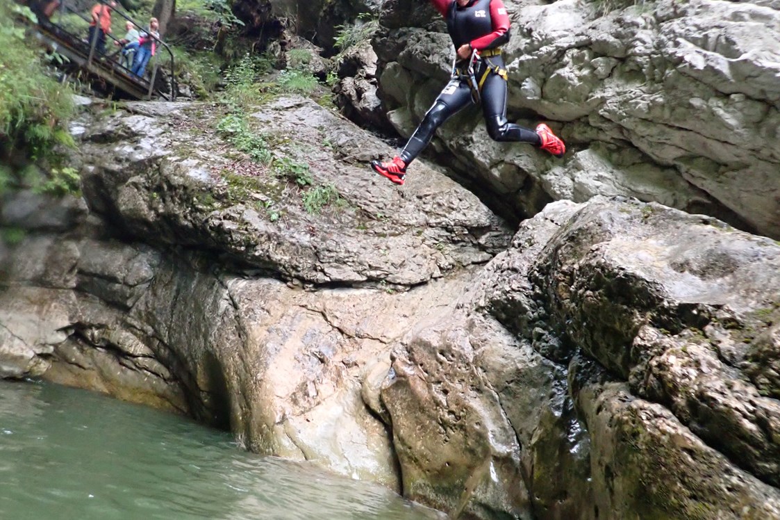 Ausflugsziel: Bergsport Allgäu - Canyoning in der Starzlachklamm