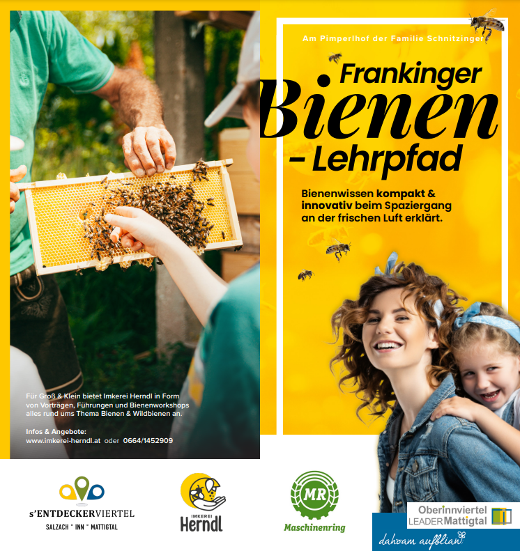 Ausflugsziel: Ein toller Flyer - Frankinger Bienenlehrpfad 