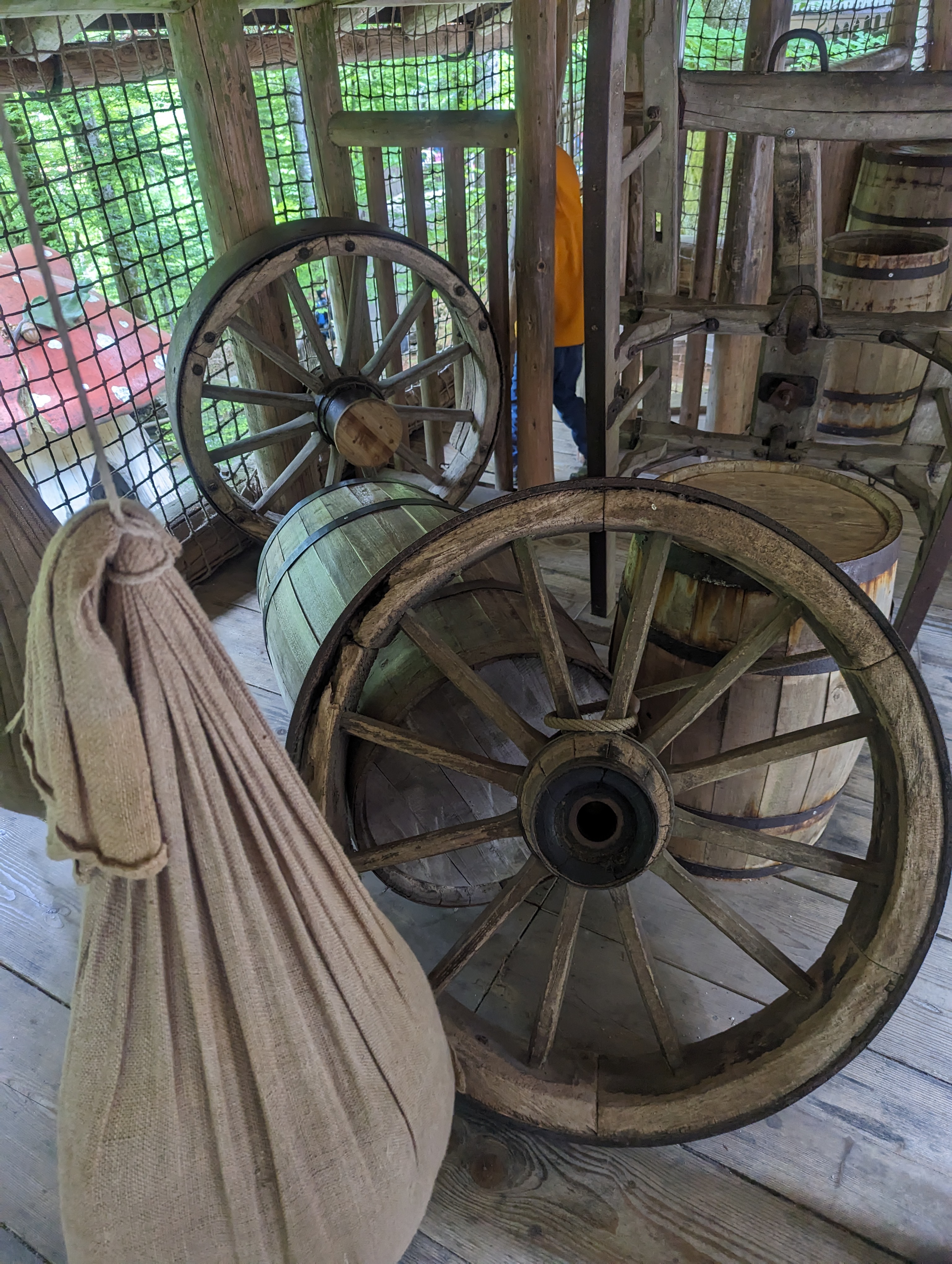 Ausflugsziel: Das Kletterhaus von innen  - Freizeitpark Ruhpolding