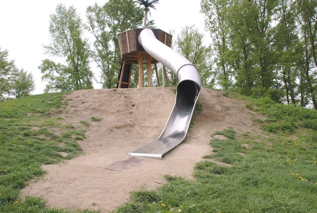 Voyage avec des enfants - Emmersdorf (Neulengbach) - Piratenspielplatz am Badeteich Hirschstetten