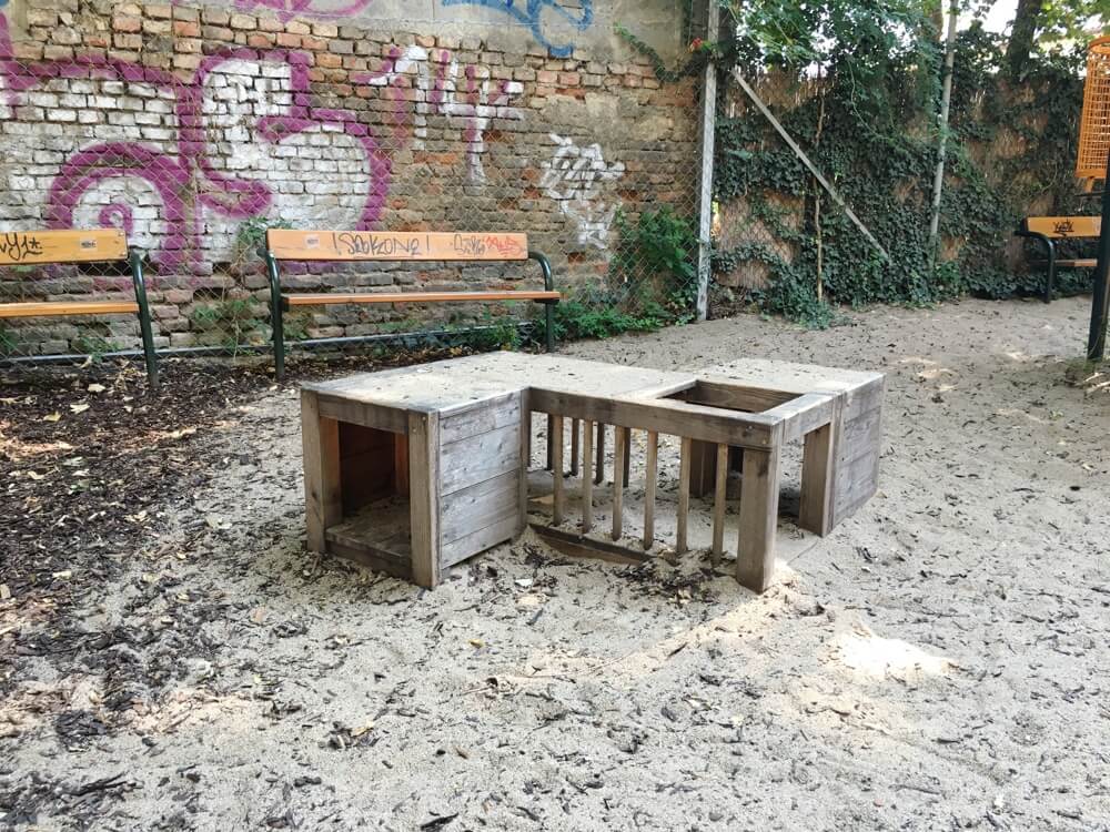 Voyage avec des enfants - Alter der Kinder: 0 bis 1 Jahre - Vienne - Spielplatz Siebensternpark