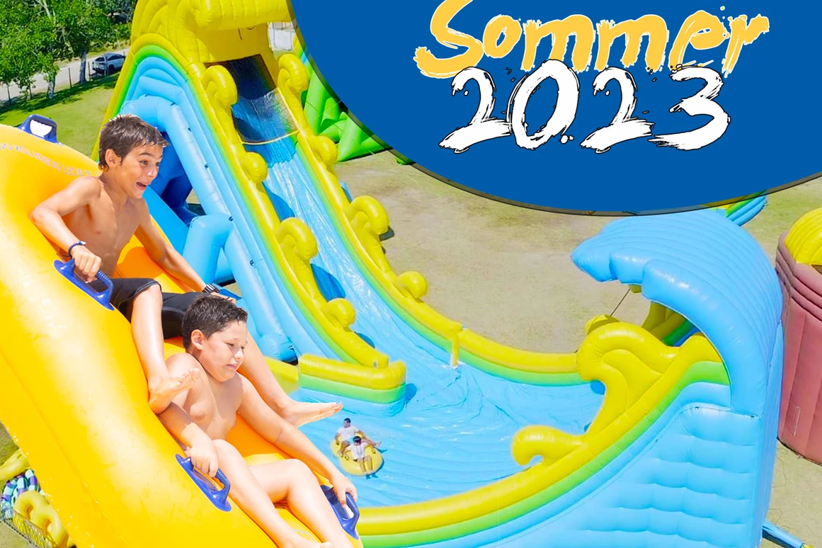 Ausflugsziel: Wasserpark mit Deutschlands größter aufblasbaren Reifenrutsche