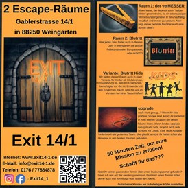 Ausflugsziel: Exit 14/1 Escape Room