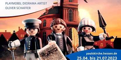 Viaggio con bambini - erreichbar mit: Schiff - Ausstellung: 175 Jahre Paulskirche Playmobil Diorama Artist Oliver Schaffer