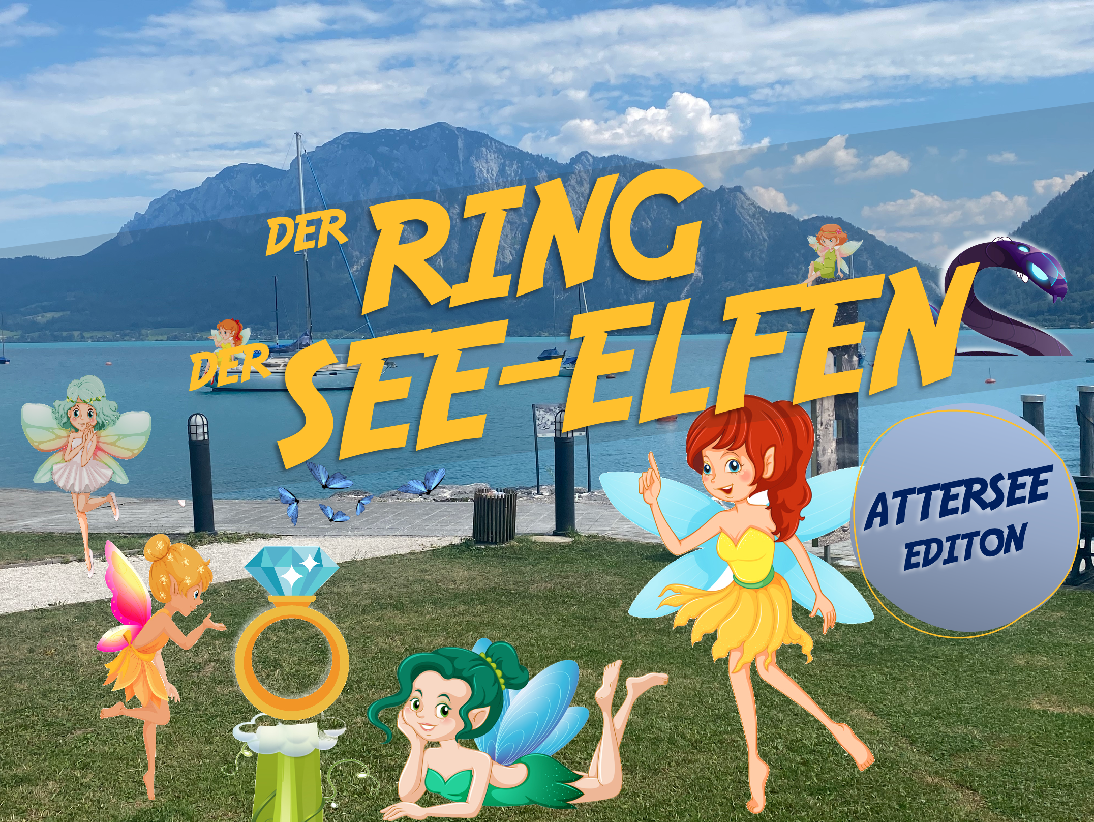 Ausflug mit Kindern - PLZ 5084 (Österreich) - Kids Outdoor Escape - Ring der See-Elfen - Attersee Edition