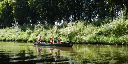 Ausflug mit Kindern - Umgebungsschwerpunkt: Fluss - Westerstede - Kanutour für Väter mit Kindern auf der Hunte