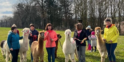 Trip with children - Ostbayern - Alpaka-Wanderung