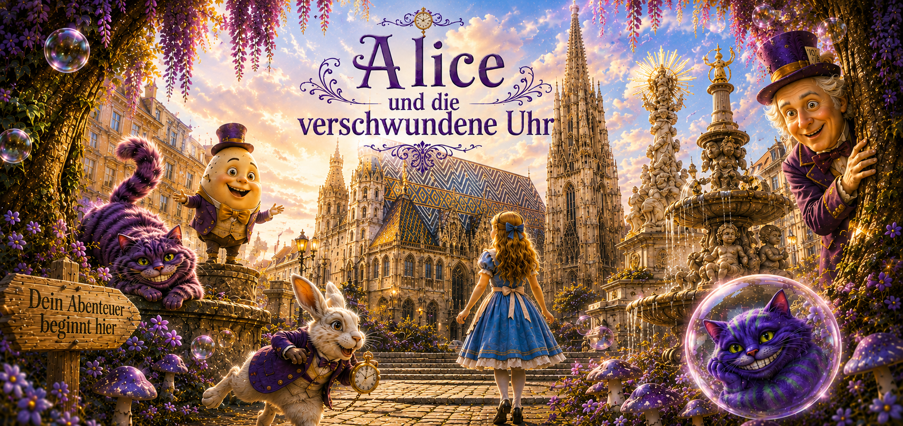 Ausflugsziel: Outdoor Escape - Alice und die verschwundene Uhr - Wien Edition