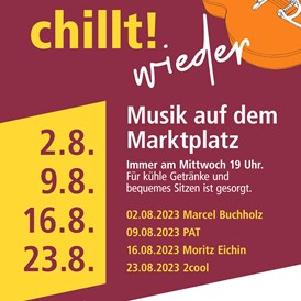 Ausflugsziel: Sommer-Open-Air Konzert "Rastatt chillt"
