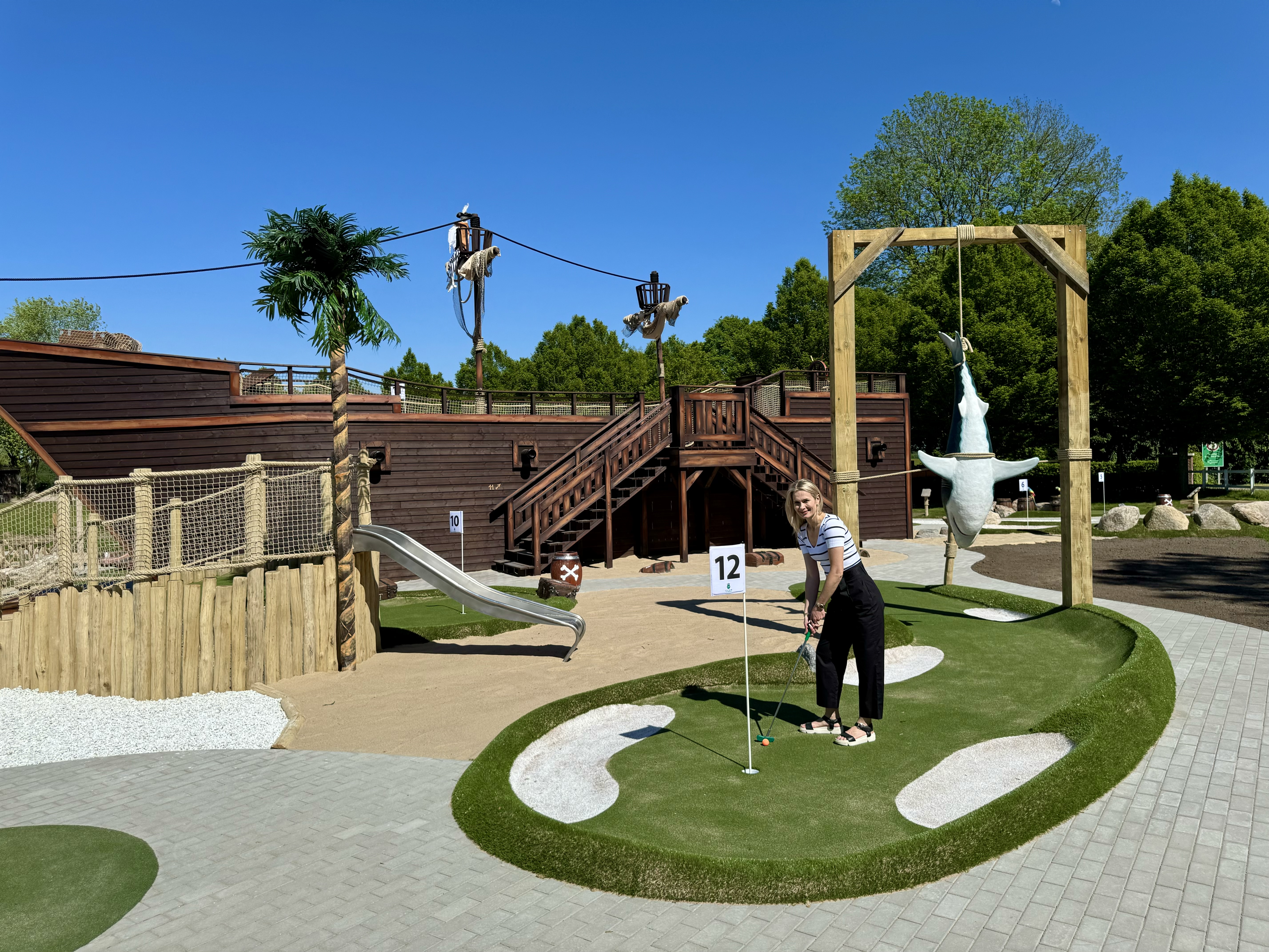 Voyage avec des enfants - Schleswig-Holstein - Adventure Minigolf Hamburg "Pirate´s Island"