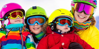 Reis met kinderen - Schluderns - Symbolbild für Skifahren - Skigebiet Nauders am Reschenpass