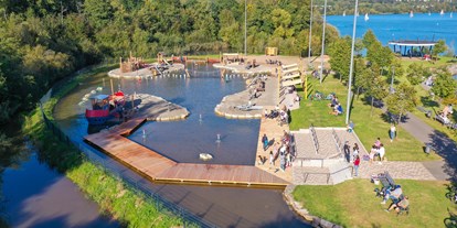 Ausflug mit Kindern - Alter der Kinder: 1 bis 2 Jahre - Gräfendhron - Wasserspielplatz Bostalsee