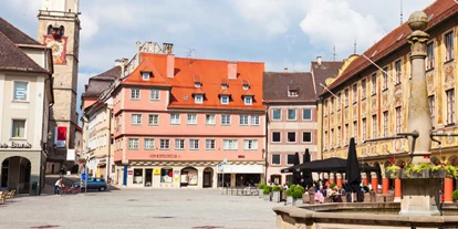 Reis met kinderen - Kellmünz - Symbolbild für Ausflugsziel Ensemble Altstadt Memmingen (Bayern). - Ensemble Altstadt Memmingen