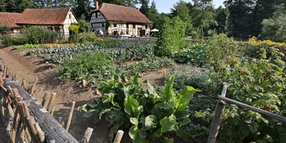 Viaggio con bambini - PLZ 98663 (Deutschland) - Bauerngarten im Fränkischen Freilandmuseum Fladungen - Fränkisches Freilandmuseum Fladungen