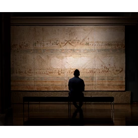Ausflugsziel: Eindrucksvoll! 
Relief Hatschepsut aus dem Alten Ägypten - Knauf-Museum Iphofen