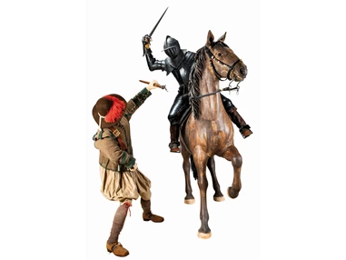 Ausflugsziel: Szene aus dem Dreißigjährigen Krieg in der Ausstellung "Formen des Krieges 1600-1815" © Bayerisches Armeemuseum (Foto: Gert Schmidbauer) - Bayerisches Armeemuseum