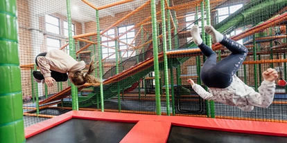 Voyage avec des enfants - Kinderwagen: großteils geeignet - Indoorspielplatz des Polenmarkt Hohenwutzen