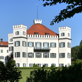 Ausflugsziel: Schloss Possenhofen am Starnberger See Ufer gelegen. Nicht zu besichtigen! - Kaiserin Elisabeth Museum