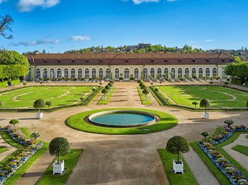 Hohenzollernresidenz Ansbach Highlights beim Ausflugsziel Ansbacher Hofgarten und Orangerie