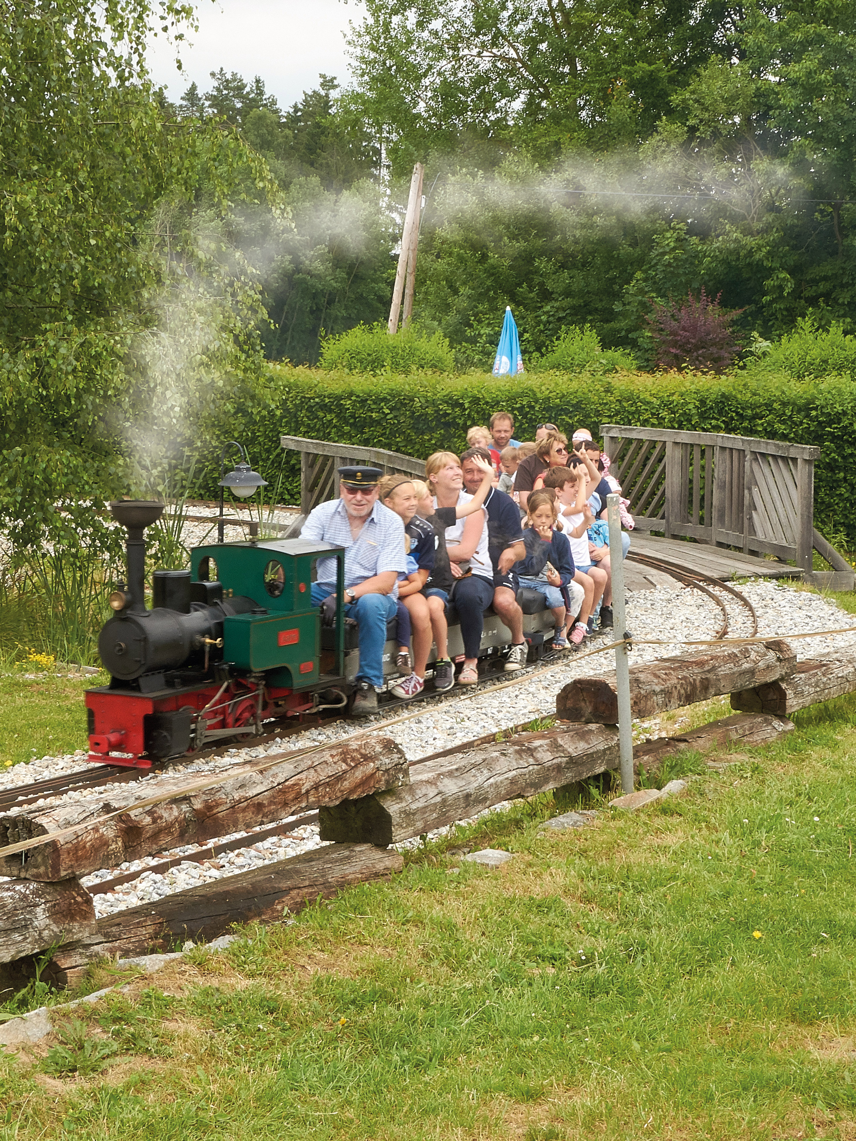 Ausflug mit Kindern - PLZ 3925 (Österreich) - Wirtshaus zur Minidampfbahn