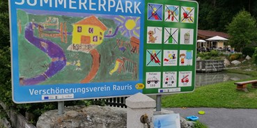 Ausflug mit Kindern - Themenschwerpunkt: Abenteuer - Taxenbach - Wasserspielplatz Summererpark